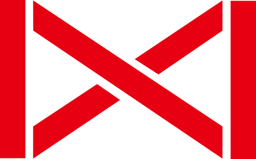 紅色倒漏斗矢量logo圖標 logo png