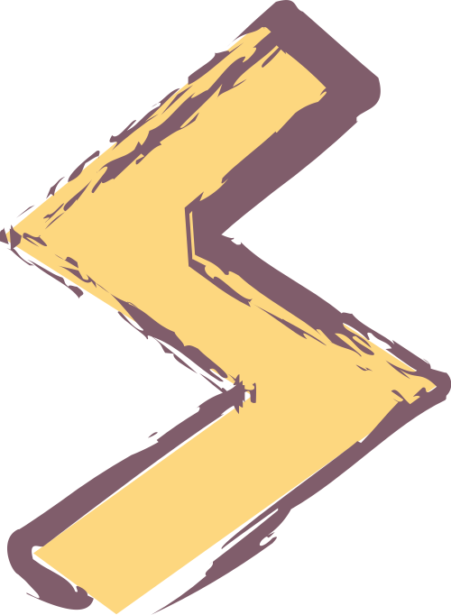 字母S閃電黃色矢量logo圖標(biāo) logo png