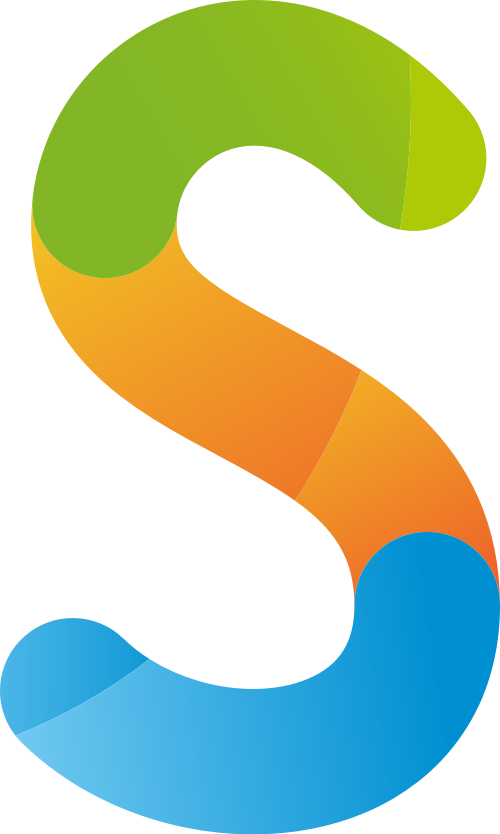 彩色字母S矢量logo圖標(biāo) logo png
