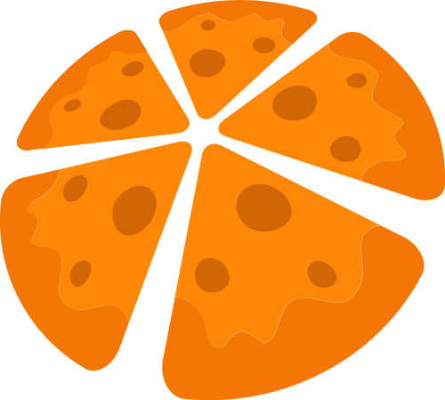 黃色披薩矢量logo元素 logo png