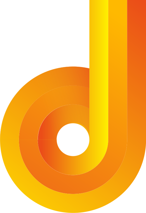 黃色字母d矢量logo圖標(biāo) logo png