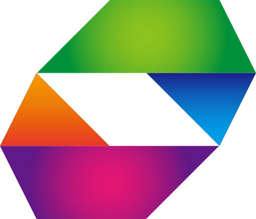 彩色立體抽象矢量logo logo png