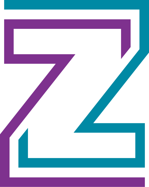 藍(lán)紫色字母Z矢量logo圖標(biāo) logo png