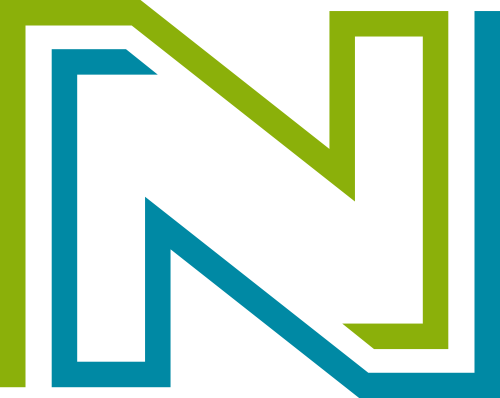 藍(lán)綠色字母N矢量logo圖標(biāo) logo png