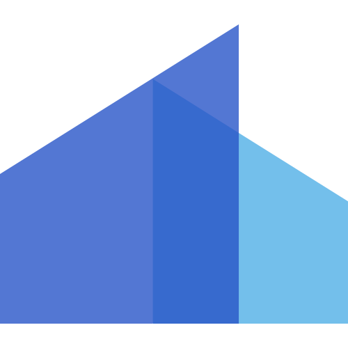 透明疊加房屋矢量圖標(biāo) logo png