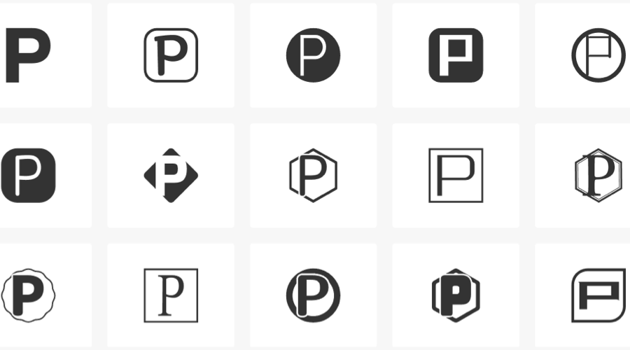 P字母圖標(biāo)logo如何免費(fèi)一鍵生成？