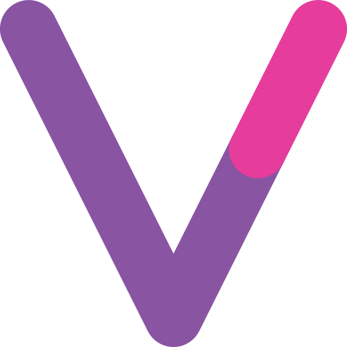字母V雙色logo素材圖片 logo png