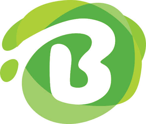 綠色圓形字母B矢量標志圖片 logo png