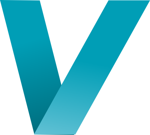 藍(lán)色字母V折紙logo設(shè)計(jì)素材 logo png