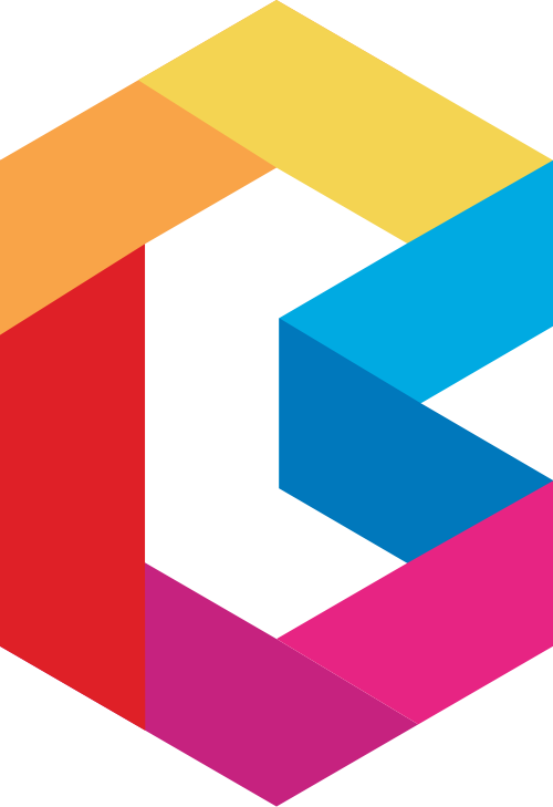 多彩幾何字母Blogo設計素材 logo png