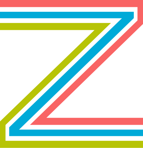 字母Z三色矢量標(biāo)志圖片 logo png