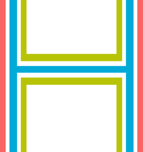 字母H三色矢量標(biāo)志圖片 logo png