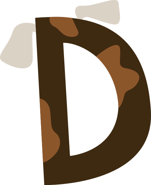 小狗字母D可愛卡通動(dòng)物logo素材圖片 logo png