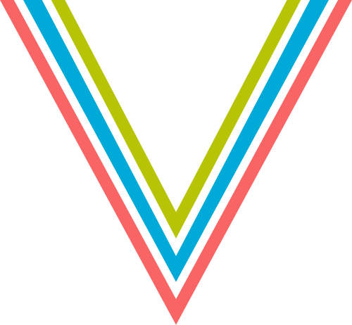 字母V三色logo設(shè)計(jì)素材 logo png