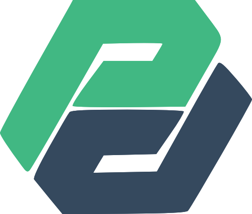 字母P抽象矢量圖形 logo png