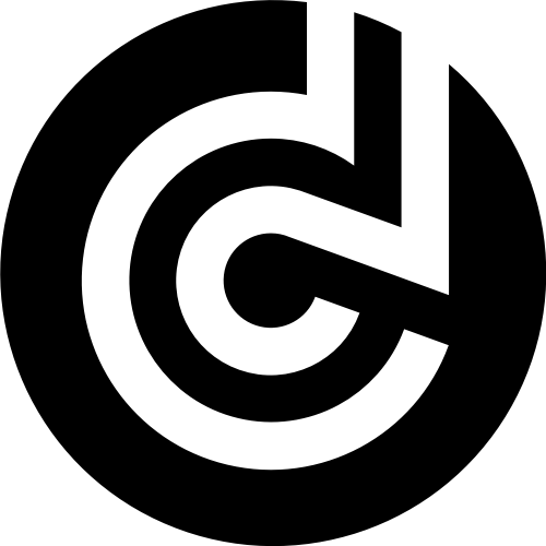 圓環(huán)字母D音符音樂相關(guān)矢量圖形 logo png