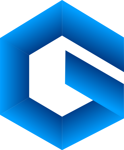 漸變六邊形字母G科技互聯(lián)網(wǎng)logo圖標(biāo)素材 logo png