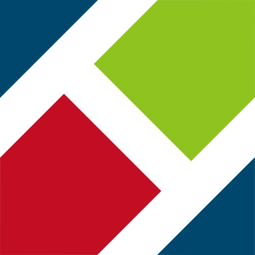 三色多邊形商務(wù)咨詢合作logo圖標(biāo)素材 logo png