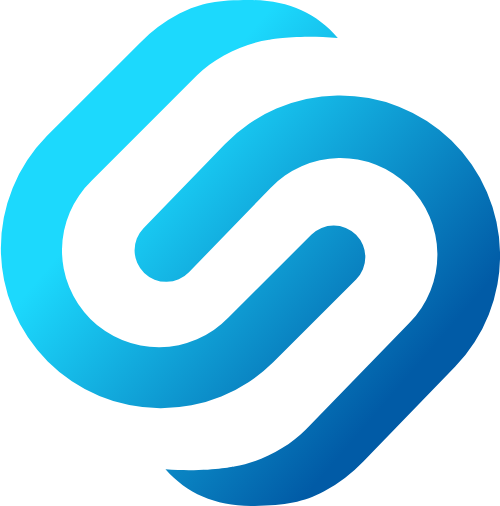 藍(lán)色漸變s字母創(chuàng)意logo logo png