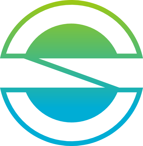 漸變S字母 logo png
