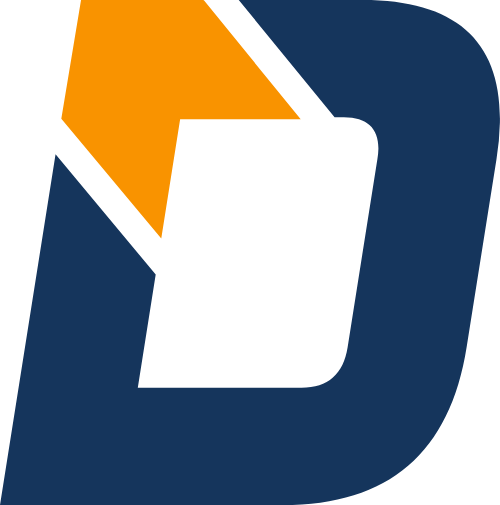 D字母幾何圖形 logo png