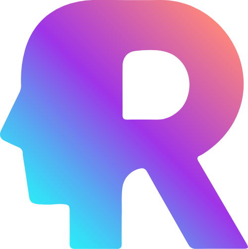 機(jī)器人R字母 logo png