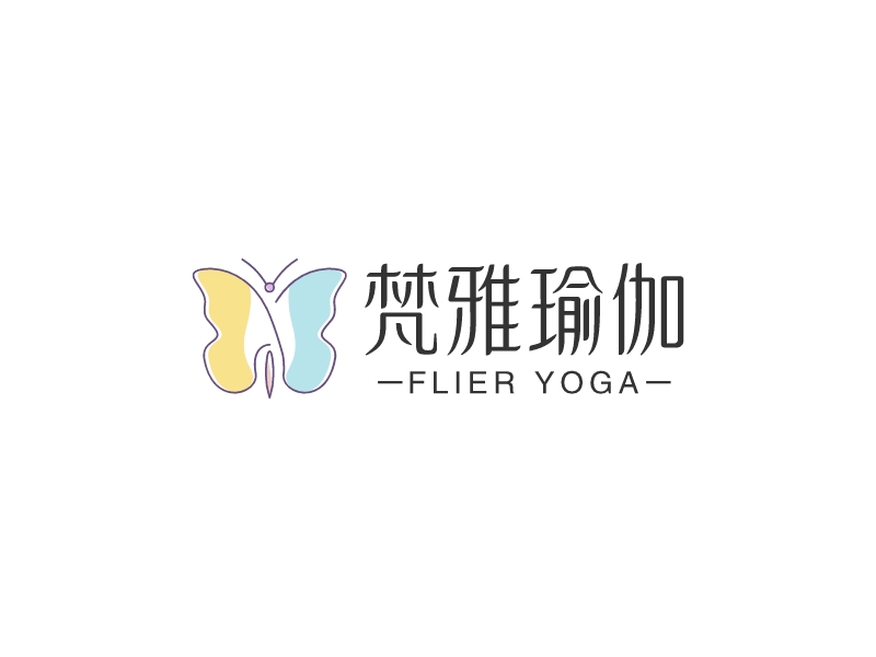 梵雅瑜伽LOGO設(shè)計(jì)